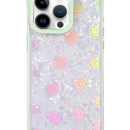 iPhone 16 Pro Max Lumi Desenli Kapak Kılıf - Parlak Yeşil 3