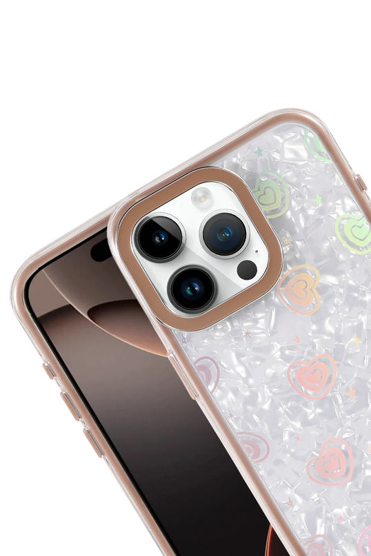 iPhone 16 Pro Max Lumi Desenli Kapak Kılıf - Çöl Titanyum 2