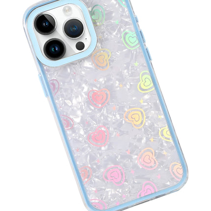 iPhone 16 Pro Max Lumi Desenli Kapak Kılıf - Mavi 4