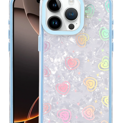 iPhone 16 Pro Max Lumi Desenli Kapak Kılıf - Mavi