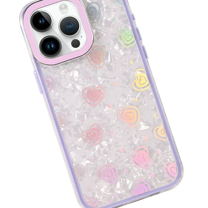 iPhone 16 Pro Max Lumi Desenli Kapak Kılıf - Mor 4