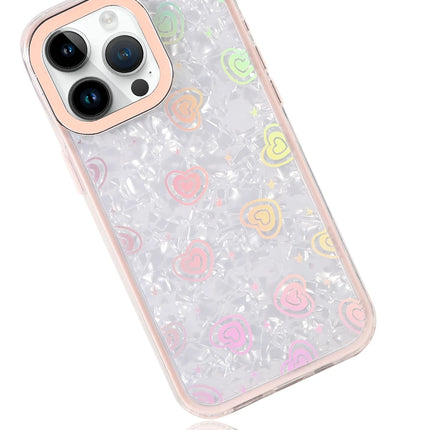iPhone 16 Pro Max Lumi Desenli Kapak Kılıf - Pembe 4