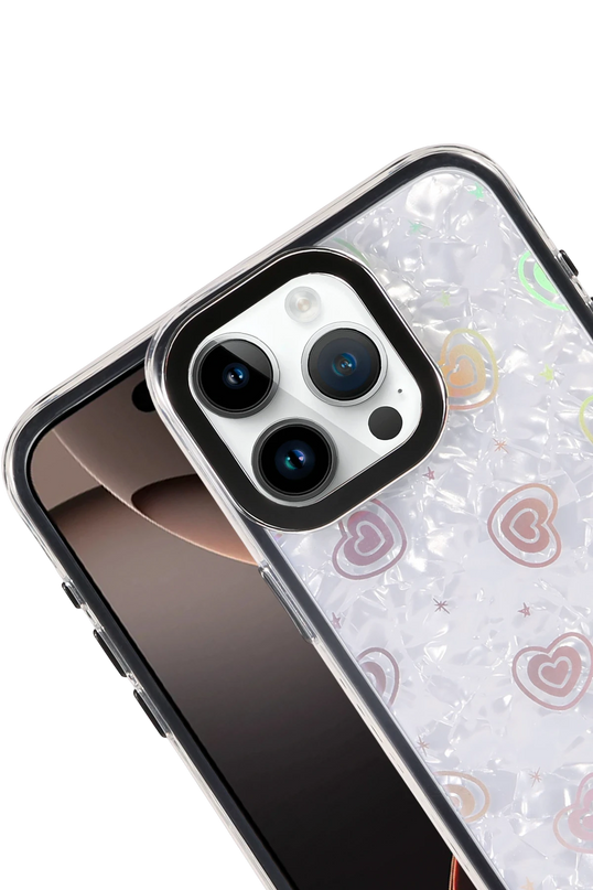 iPhone 16 Pro Max Lumi Desenli Kapak Kılıf - Siyah 2