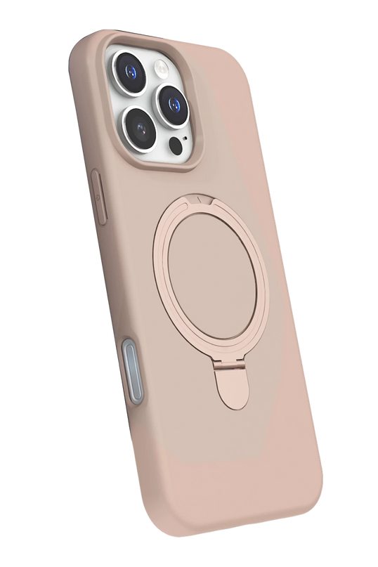iPhone 16 Pro Max Regal Magsafe Standlı Kapak Kılıf - Çöl Titanyum 2