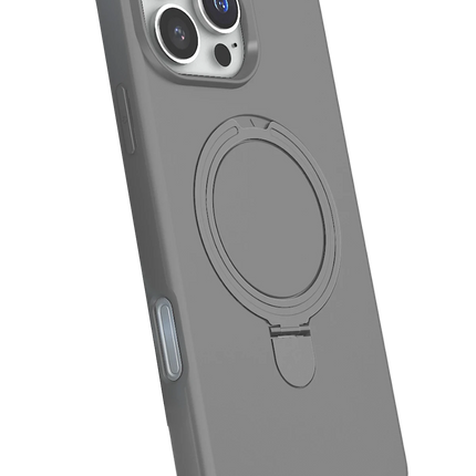 iPhone 16 Pro Max Regal Magsafe Standlı Kapak Kılıf - Titan Gri 2