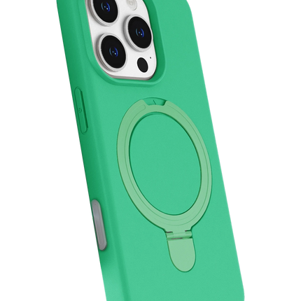 iPhone 16 Pro Max Regal Magsafe Standlı Kapak Kılıf - Yeşil 2
