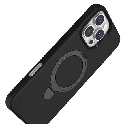 iPhone 16 Pro Regal Magsafe Standlı Kapak Kılıf - Siyah 3