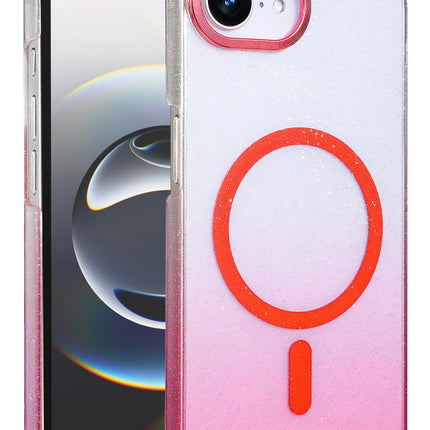 iPhone 16E Glossy Magsafe Kapak Kılıf - Pembe