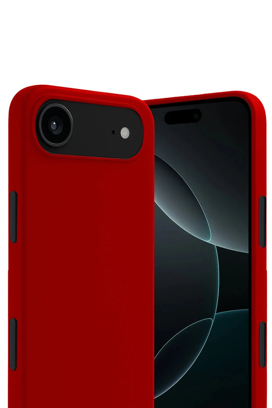 iPhone 17 Air First Silikon Kılıf - Kırmızı 2