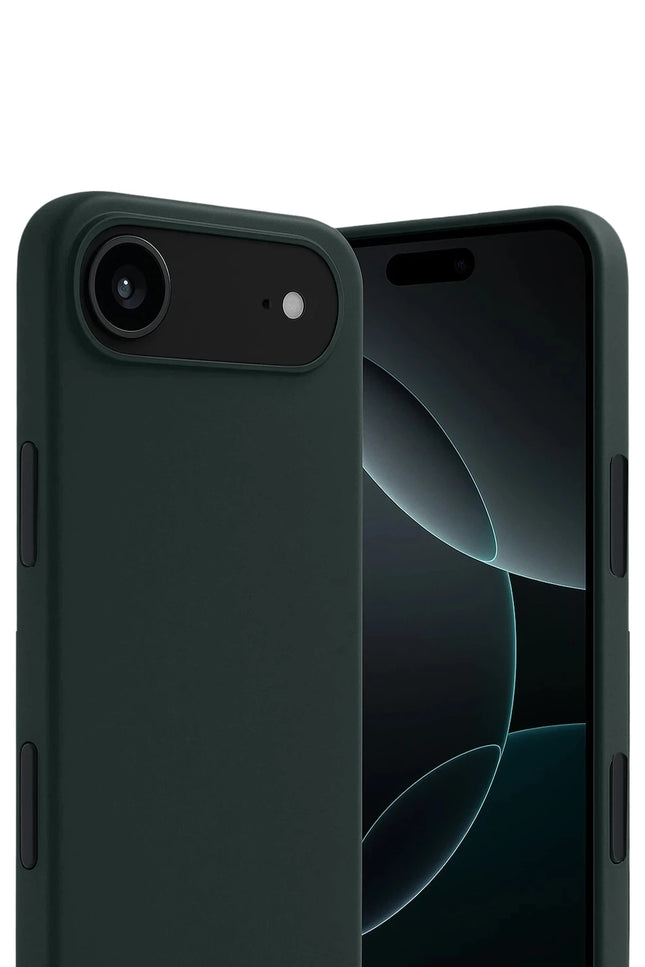 iPhone 17 Air First Silikon Kılıf - Koyu Yeşil 2