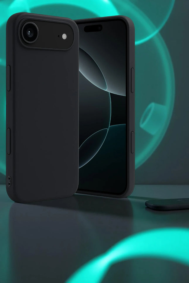 iPhone 17 Air First Silikon Kılıf - Siyah 4