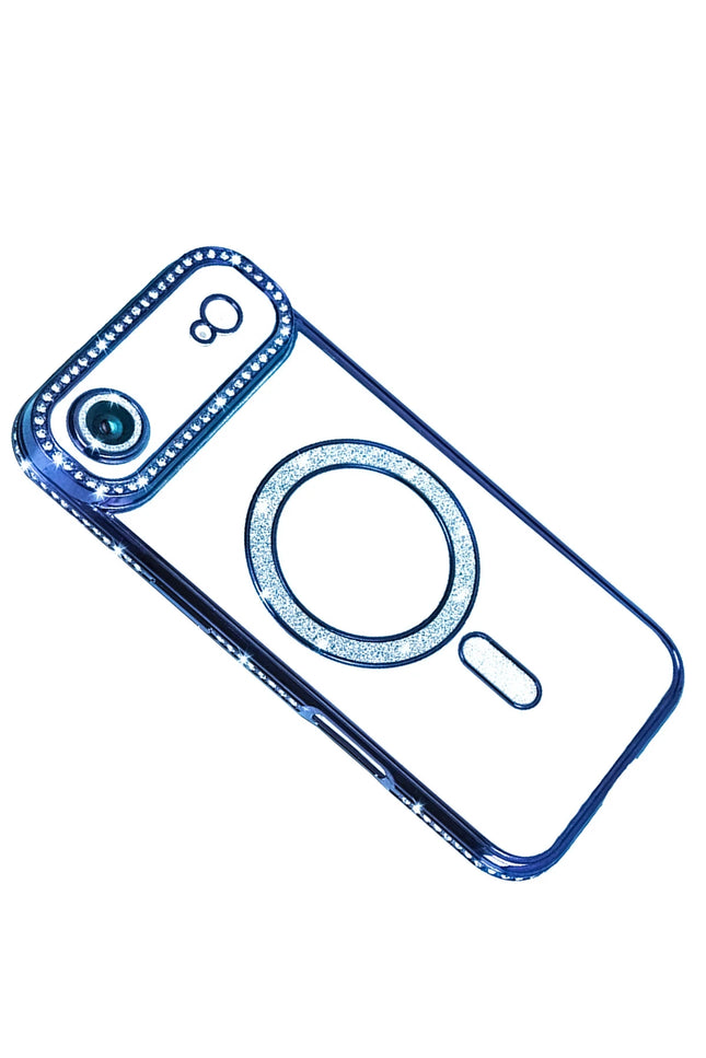 iPhone 17 Air Joke Simli Magneticsafe Kılıf - Mavi 3
