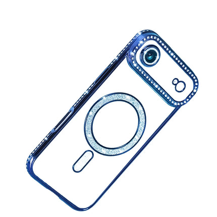 iPhone 17 Air Joke Simli Magneticsafe Kılıf - Mavi 4