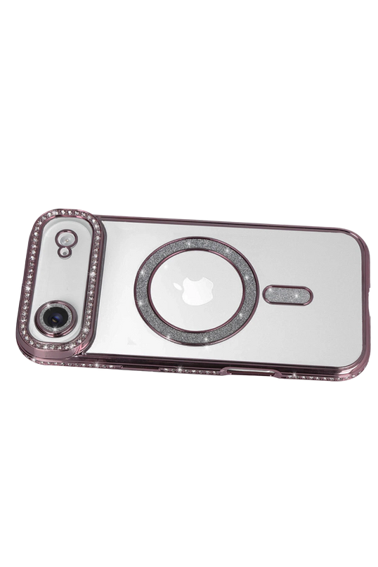 iPhone 17 Air Joke Simli Magneticsafe Kılıf - Pembe 3