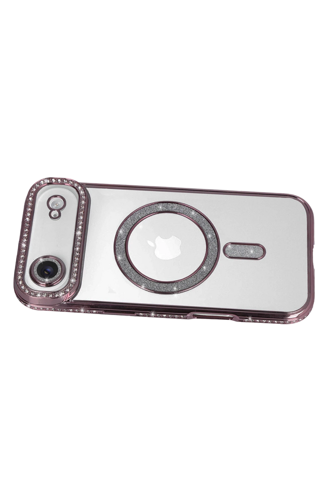iPhone 17 Air Joke Simli Magneticsafe Kılıf - Pembe 3