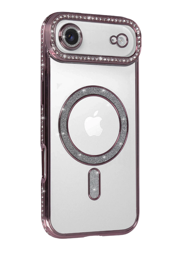 iPhone 17 Air Joke Simli Magneticsafe Kılıf - Pembe 2