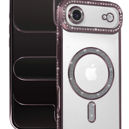 iPhone 17 Air Joke Simli Magneticsafe Kılıf - Pembe