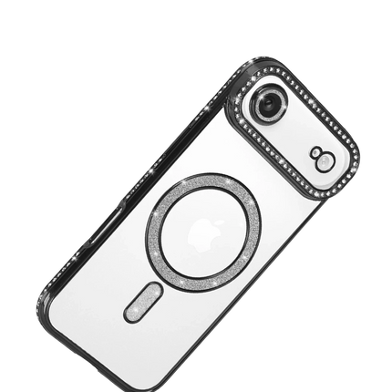 iPhone 17 Air Joke Simli Magneticsafe Kılıf - Siyah 4