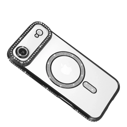 iPhone 17 Air Joke Simli Magneticsafe Kılıf - Siyah 3