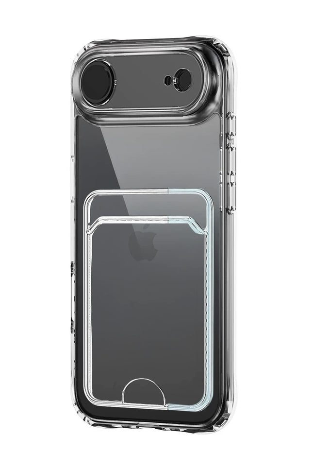 iPhone 17 Air Kart Şeffaf Silikon Kılıf 3