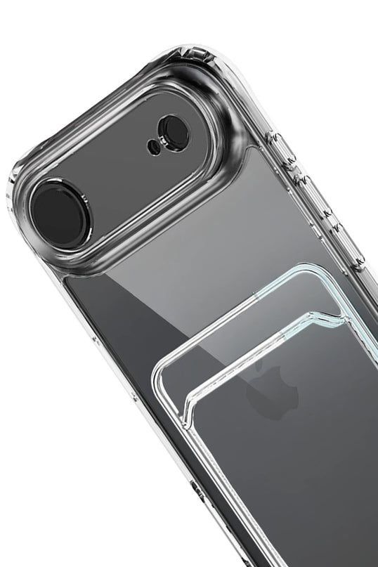 iPhone 17 Air Kart Şeffaf Silikon Kılıf 2