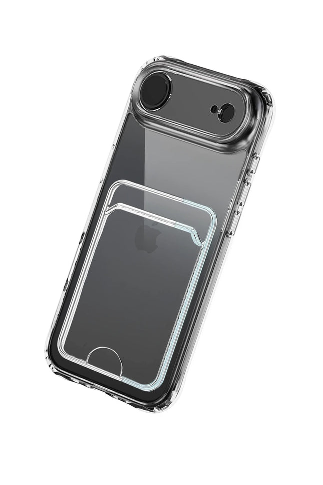 iPhone 17 Air Kart Şeffaf Silikon Kılıf 4