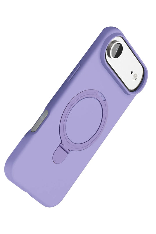 iPhone 17 Air Regal Magsafe Standlı Kapak Kılıf - Lila 4