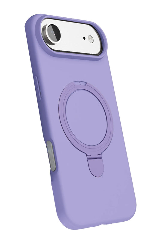 iPhone 17 Air Regal Magsafe Standlı Kapak Kılıf - Lila 3