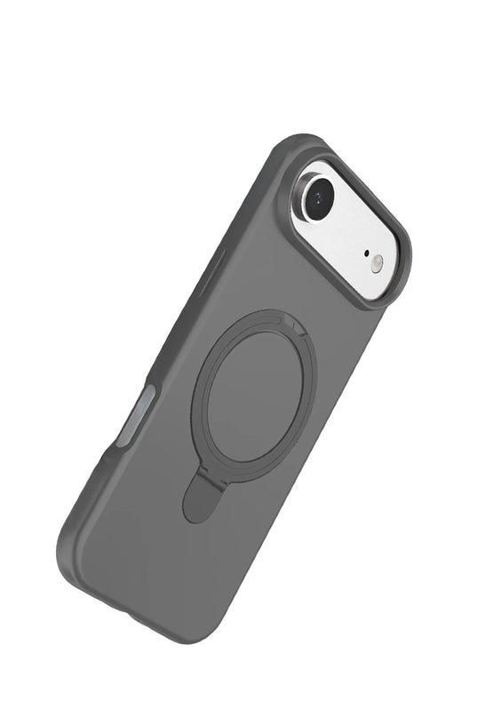 iPhone 17 Air Regal Magsafe Standlı Kapak Kılıf - Titan Gri 4
