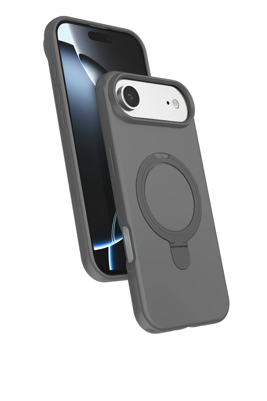 iPhone 17 Air Regal Magsafe Standlı Kapak Kılıf - Titan Gri