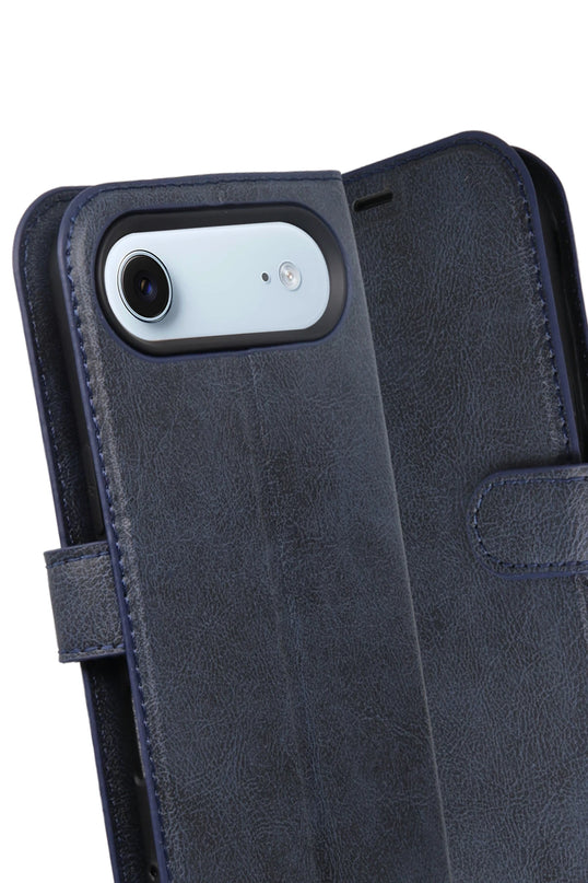 iPhone 17 Air Trend S Plus Kapaklı Kılıf - Lacivert 3