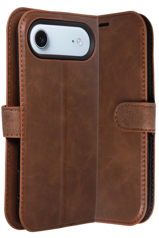 iPhone 17 Air Trend S Plus Kapaklı Kılıf - Taba
