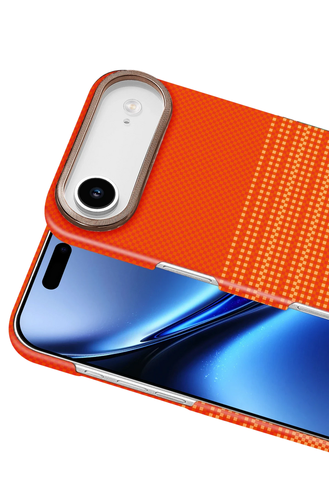 iPhone 17 Air Vega Magsafe Kapak Kılıf - Turuncu 2