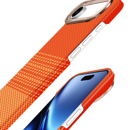 iPhone 17 Air Vega Magsafe Kapak Kılıf - Turuncu 4