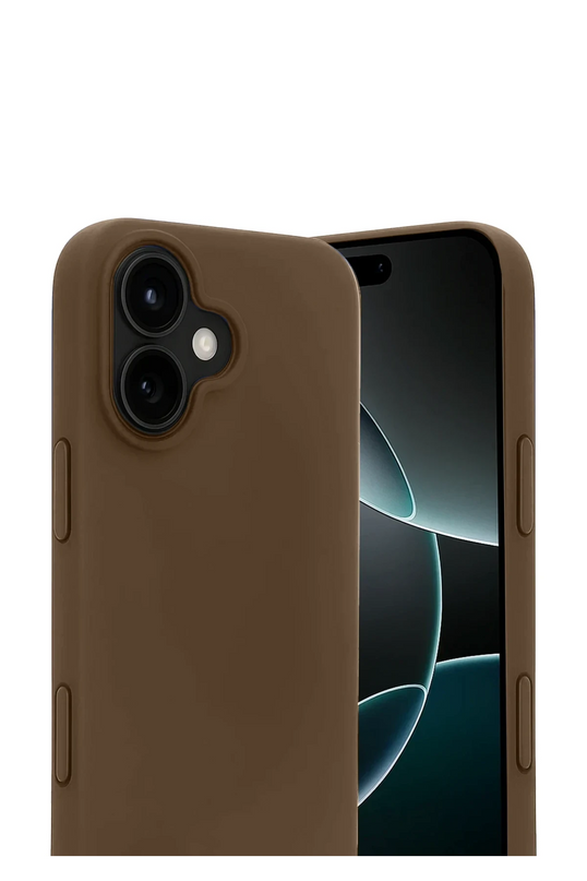 iPhone 17 First Silikon Kılıf - Kahverengi 2