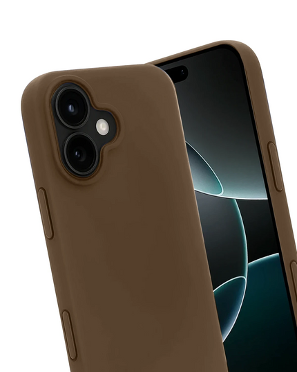 iPhone 17 First Silikon Kılıf - Kahverengi 3