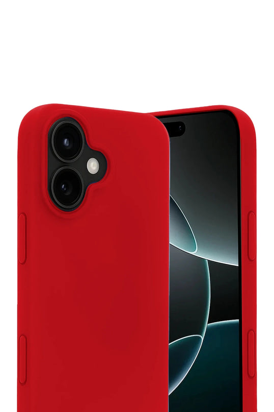 iPhone 17 First Silikon Kılıf - Kırmızı 3