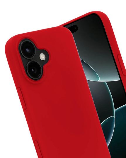 iPhone 17 First Silikon Kılıf - Kırmızı 2