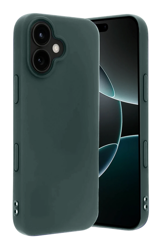 iPhone 17 First Silikon Kılıf - Koyu Yeşil