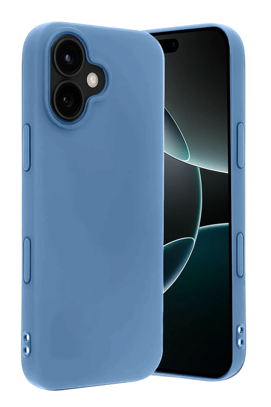 iPhone 17 First Silikon Kılıf - Mavi