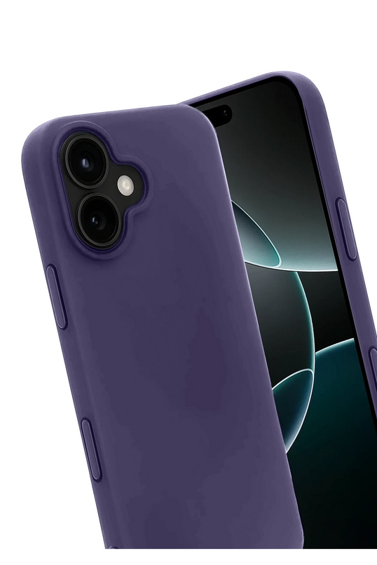 iPhone 17 First Silikon Kılıf - Mürdüm 3