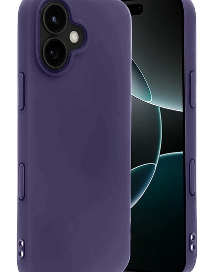 iPhone 17 First Silikon Kılıf - Mürdüm