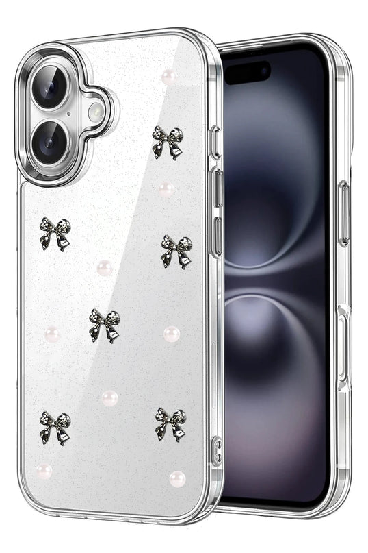 iPhone 17 Fiyonk Desenli Kapak Kılıf - Desen 8