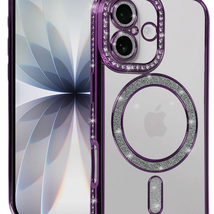iPhone 17 Joke Simli Magneticsafe Kılıf - Derin Mor