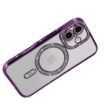iPhone 17 Joke Simli Magneticsafe Kılıf - Derin Mor 4