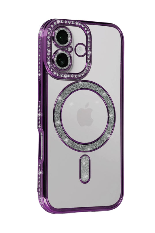 iPhone 17 Joke Simli Magneticsafe Kılıf - Derin Mor 2