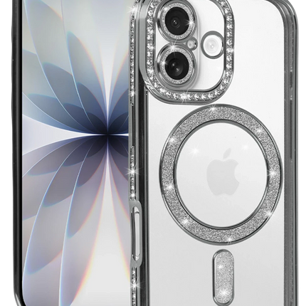 iPhone 17 Joke Simli Magneticsafe Kılıf - Gümüş