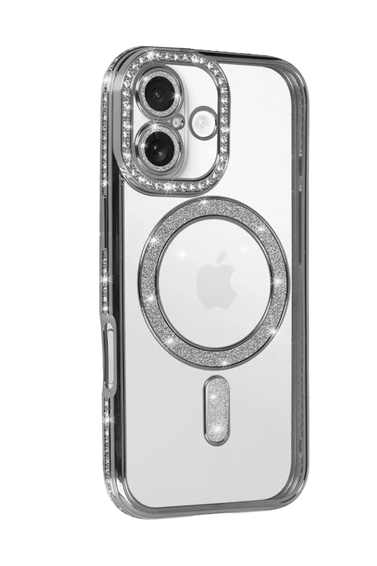 iPhone 17 Joke Simli Magneticsafe Kılıf - Gümüş 2