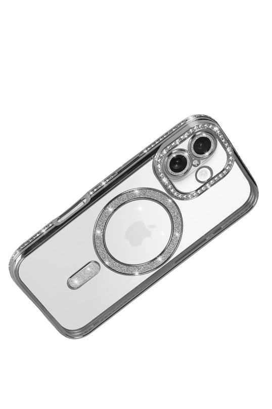 iPhone 17 Joke Simli Magneticsafe Kılıf - Gümüş 4