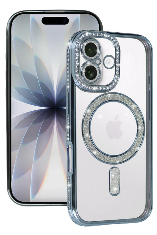 iPhone 17 Joke Simli Magneticsafe Kılıf - Mavi